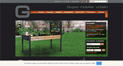 Desktop Screenshot of guyon-mobilier-urbain.com
