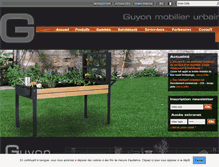 Tablet Screenshot of guyon-mobilier-urbain.com
